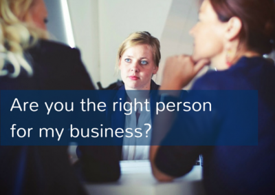 text: Are you the right person for my business