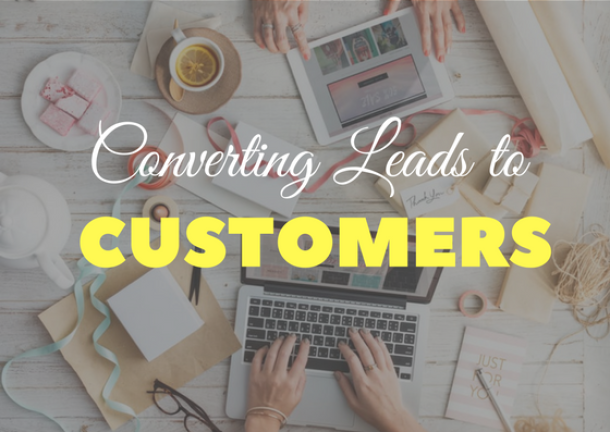 text: Converting Leads to customers