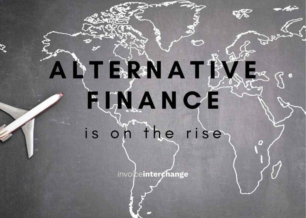Text: Alternative Finance for Business Is on The Rise