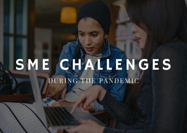 text: SME Challenges during the pandemic