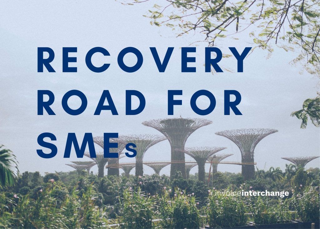 Text: Recovery Road for Singapore SMEs