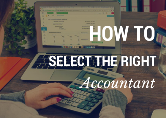 text: How to select the right accountant