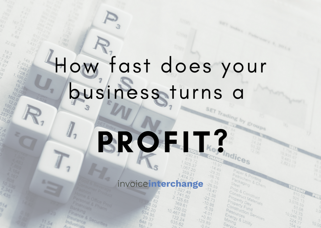 text: How fast does your business turns a profit
