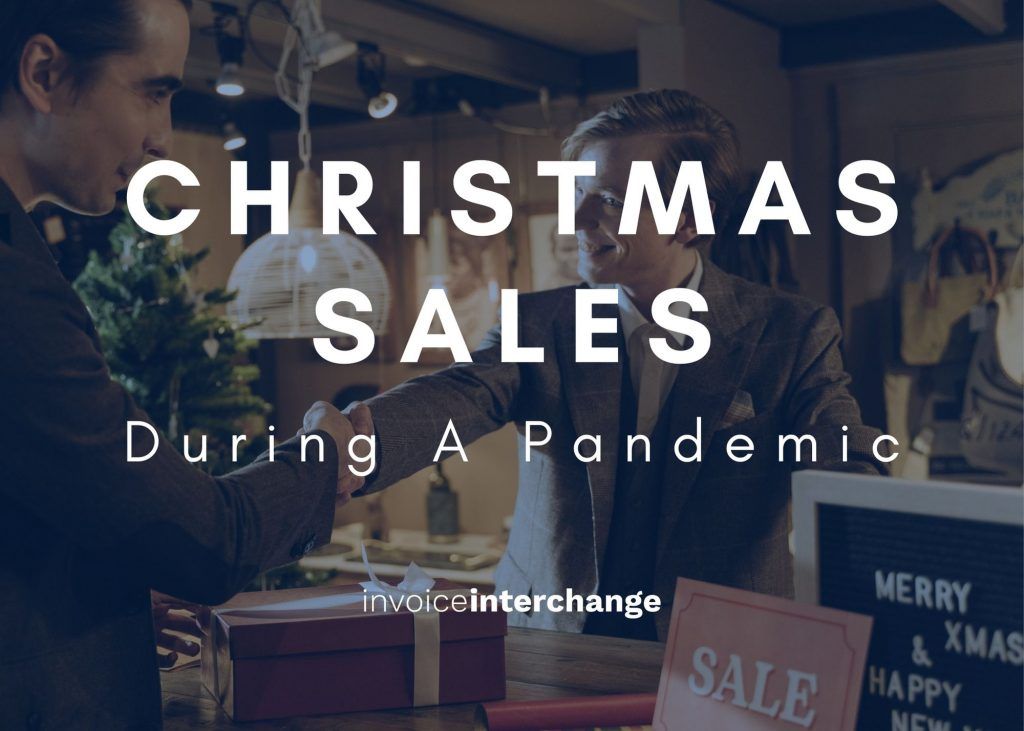 Text: Christmas sales during the pandemic