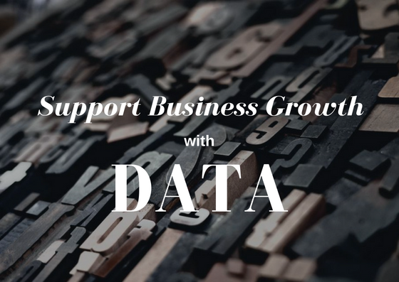 text: Support Business growth with data