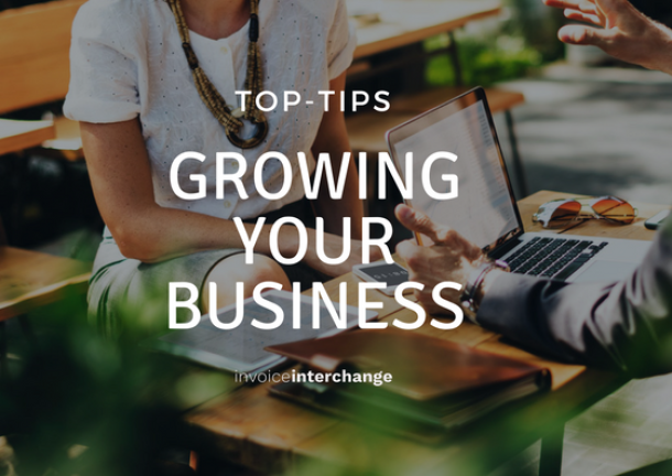 text: Top Tips growing your business