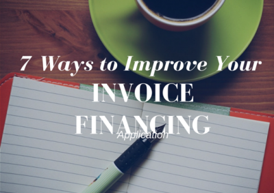 text: 7 Ways to improve your invoice financing