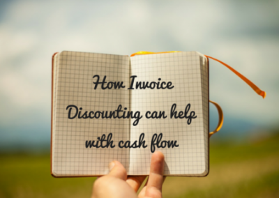 Text: How Invoice Discounting Can help with cashflow