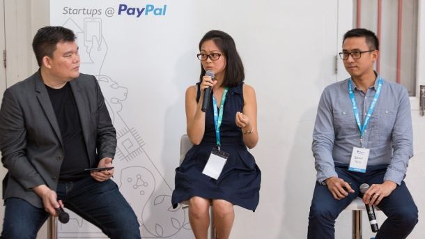 3 people talking - Here are the first 3 start ups to graduate Paypal's graduate Singapore Incubator