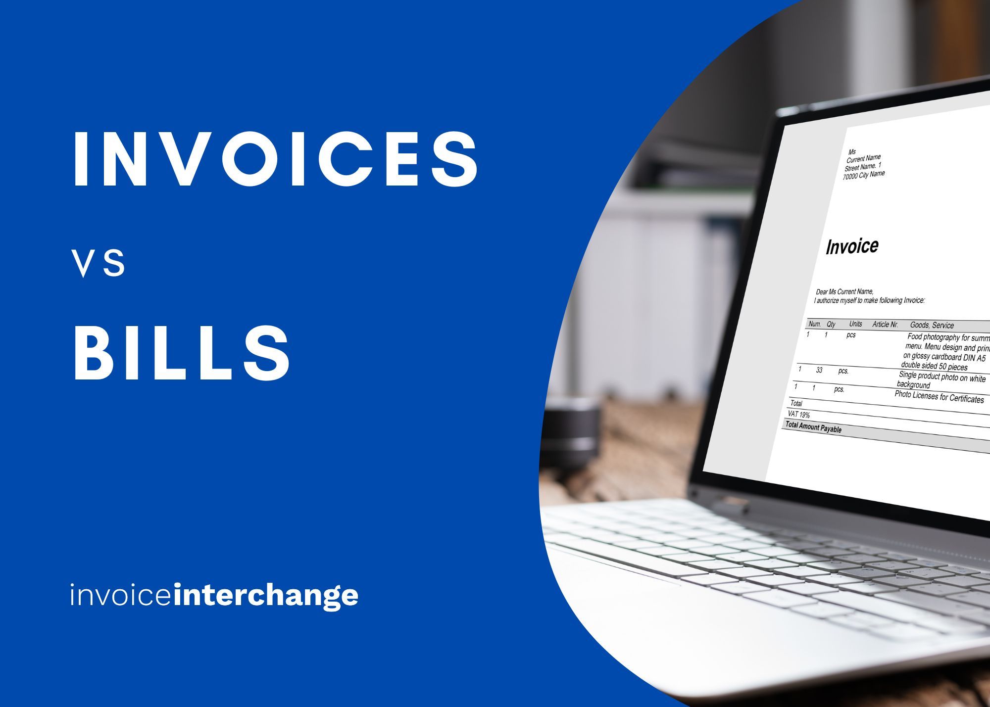 Are Invoices and Bills the Same Thing?