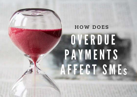 text: How does overdue payments affect smes