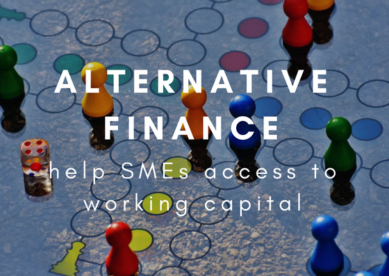 text: Alternative Finance help SMEs access to working capital
