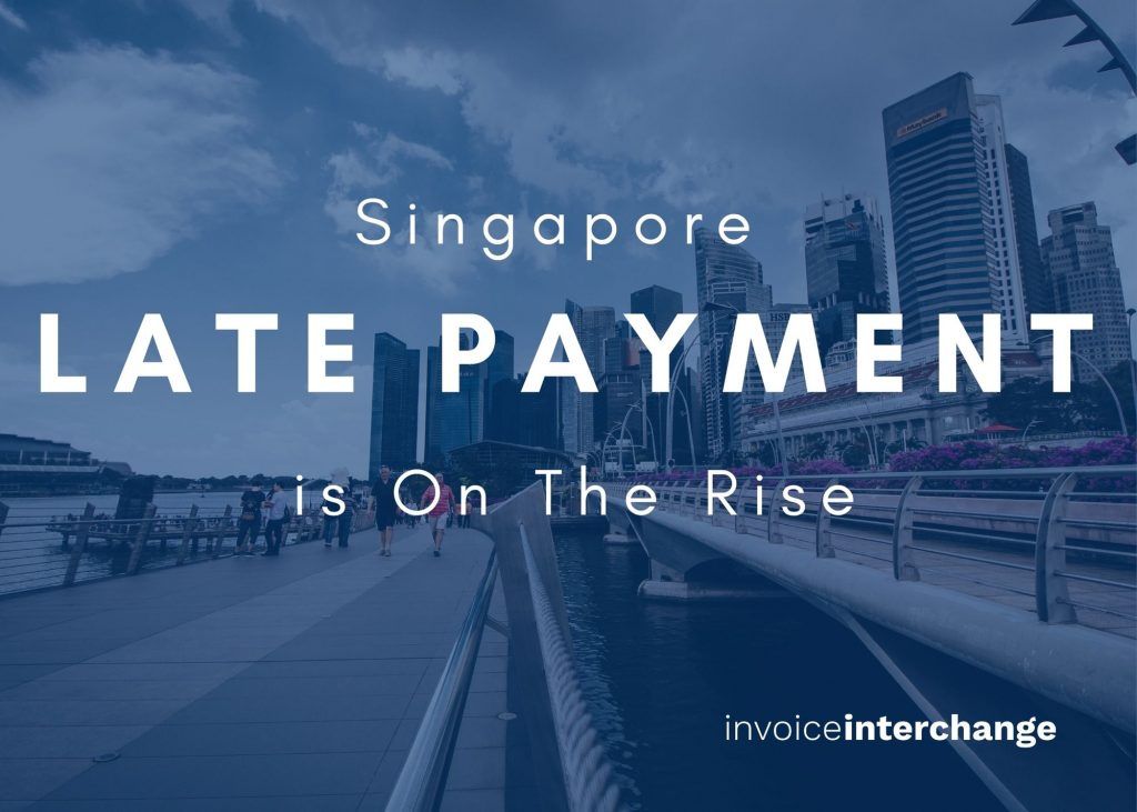 Text: Singapore Late Payment is On the Rise